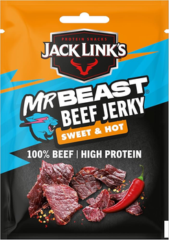 Мясные снеки MrBeast X Jack Link's Beef Sweet & Hot 25 г