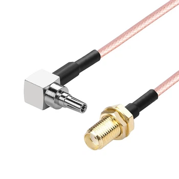 Пигтейл переходник SMA female – CRC9 (20 см) для антенн, Wi-Fi, 4G, GPS