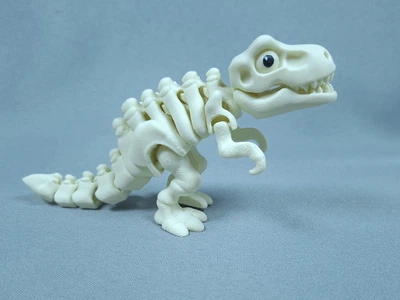Гибкая 3D игрушка Скелет Тираннозавра 15 см