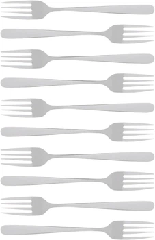 Набір столових виделок Homla Vienna срібних 10 шт (5906496734663)