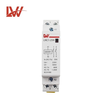 Контактор модульный LW LNC1-25 1P (1P+N) 25А 220V/230V (1NO)