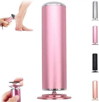 Электрическая пемза для ног Dermave Pink (360° Rotation, регулировка скорости) + 60 сменных дисков