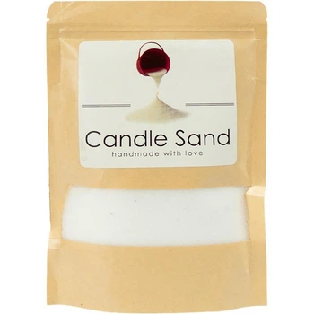 Насыпной воск для свечей белый 260 г "Candle Sand" при горении не выделяет дыма и запаха, обеспечивает красивое горение