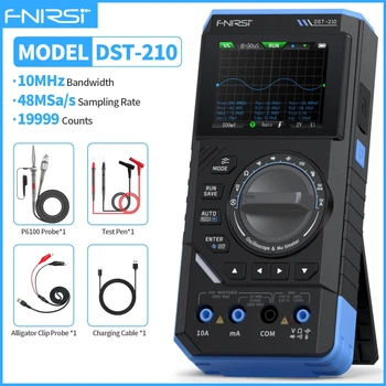 Цифровий мультиметр з осцилографом і генератором сигналів FNIRSI DST-210