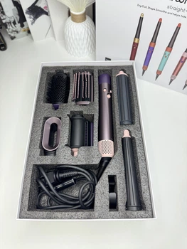Стайлер для волосся 6в1 Airwrap HS08 Jasper Plum фен щітка мультистайлер для укладання волосся, випрямляч