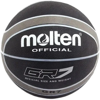 Баскетбольный мяч Molten GR7 No7, 560 г, резиновый, 12 панелей, для игры на площадке и в зале