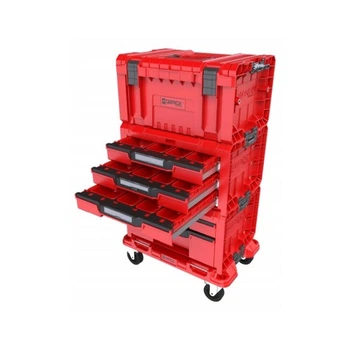 Ящик для інструментів QBRICK SYSTEM набір на платформі, 21", 525*345*885, SYSTEM PRO Drawer Workshop Set 4 Red (Z258360PG003) QBRICK SYSTEM Z258360PG003 995828
