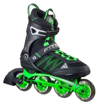 Роликові ковзани для дорослих K2 FIT PRO 84 M 44.5 (11.0US) 290мм Black/green (30A0005) (270мм)