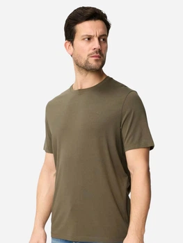 Футболка бавовняна довга чоловіча Camel Active T-shirts 1/2 sleeves 409700-9T87-35 M Оливкова (4063366266295)