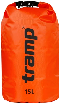 Гермомішок TRAMP PVC Diamond Ripstop 15л UTRA-112 Помаранчевий (15 л)