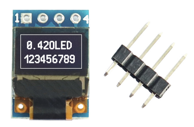 OLED LCD ЖК дисплей/экран 0,42", 72*40, IIC 4 контакта, SSD1306