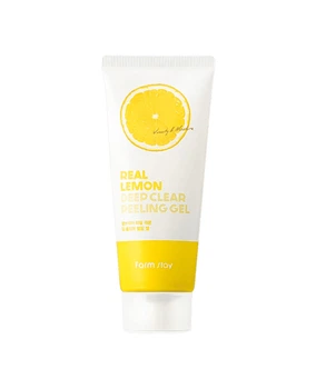 Пілінг з екстрактом лимона Farm Stay Real Lemon Deep Clear Peeling Gel