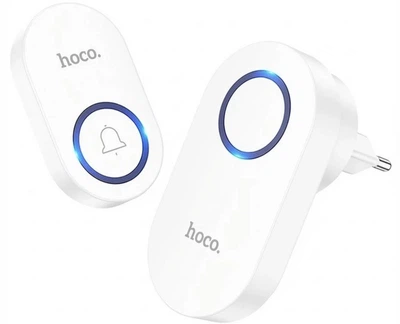 Бездротовий дверний дзвінок Hoco HI25 на вхідні двері - White