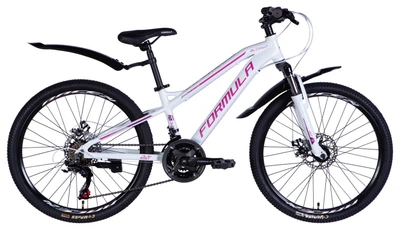 Велосипед AL 24" Formula BLACKWOOD DD FR рама-12,5" біло-рожевий 2026 (OPS-FR-24-444)