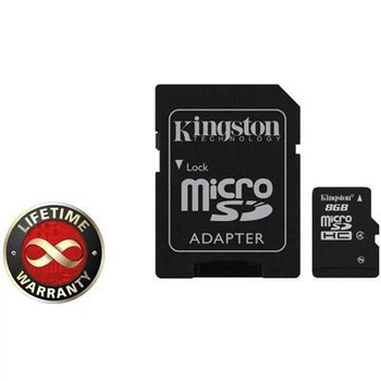 Карта памяти Kingston 8Gb microSDHC class 4