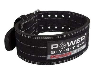 Пояс для пауерліфтингу Power System PS-3800 PowerLifting шкіряний Black L 4968912