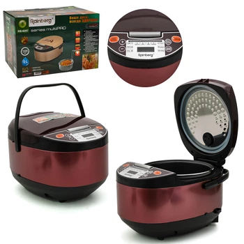 Мультиварка с фритюром Rainberg RB-6207 6 л 1500 Вт 12 программ антипригарная чаша мультиварка-фритюрница