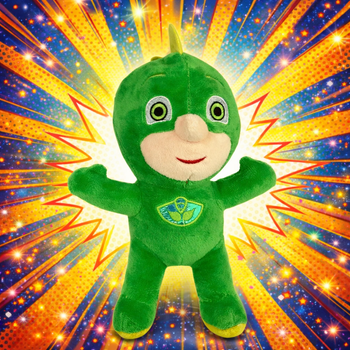 Мягкая плюшевая игрушка Гекко Грег Герои в масках PJ Masks