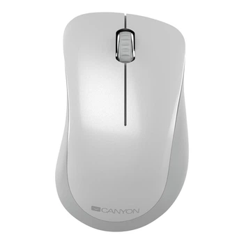 Мишка Canyon MW-11 Wireless Pixart White Grey