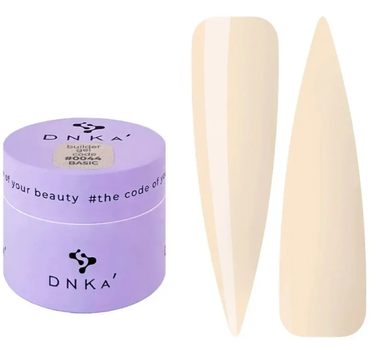 Гель для моделирования ногтей DNKa Builder Gel NEW FORMULA Basic 0044 светлый нюд 15 мл