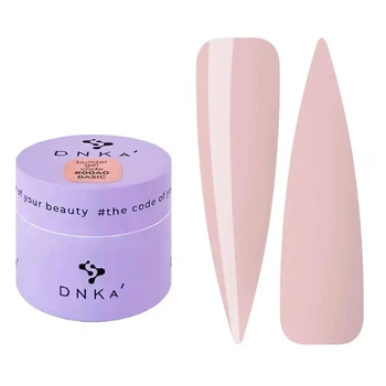Гель для моделирования ногтей DNKa Builder Gel Basic 0040 теплый абрикосово-розовый нюд 15 мл
