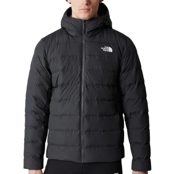 Чоловічий стьобаний пуховик The North Face Aconcagua 3 з капюшоном сірий XL NF0A84I10C51 (XL)