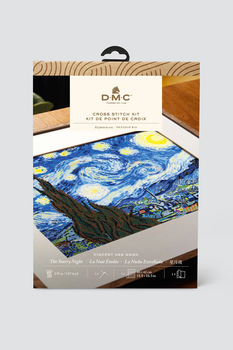 Набор для вышивки крестом The Starry Night by Van Gogh Звездная ночь Ван Гог DMC BK1995 48 х 42 см