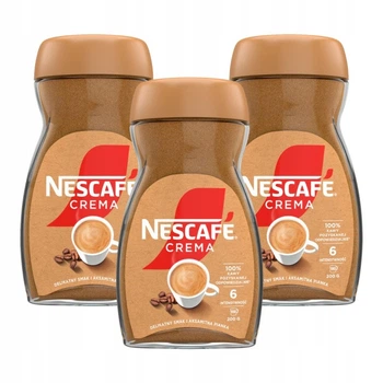 3 шт. Розчинна кава Nescafe Crema 200 г