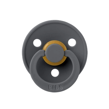 Пустушка BIBS 6-18 m Latex Roundr Iron