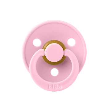 Пустушка BIBS 6-18 m Colour Latex Round – Baby Pink