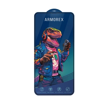 Захисне скло ARMOREX 5D High-Alum AntiDust for iPhone 13/13 Pro/14/16e Чорний