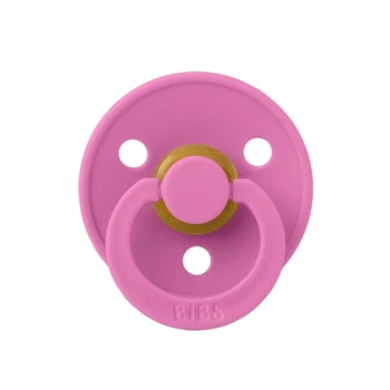 Соска BIBS 0-6 m Colour Latex Round Bubblegum
