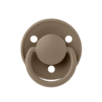 Соска пустушка BIBS De Lux Silicone Round (кругла) – Dark Oak