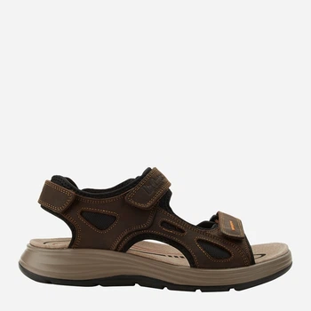 Мужские сандалии кожаные Lee Cooper LCW-26-01-4024 44 (29.3 см) Коричневые (5901479601949)