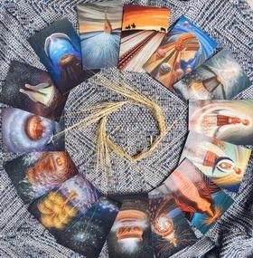 Набір з 22 листівок Олега Шупляка Cardsforsoul 10,5 X 14,8 cм