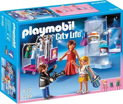 Набор Playmobil 6149 City Life «Топ-модели с фотографом»