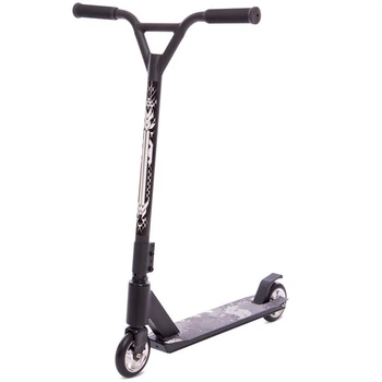 Трюковый самокат алюминиевый с колесами 110мм SP-Sport Micmax Complete D02 Black-Grey