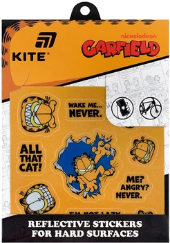 Набір стікерів Kite Garfield Retro/Classic світловідбивальні для твердих поверхонь (GF25-115)