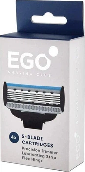 Сменные картриджи для бритвенной системы Ego Shaving Club 4 х Refills