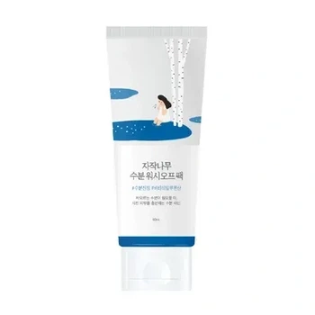Увлажняющая смывная маска с березовым соком для всех типов кожи ROUND LAB Birch Juice Moisturizing Washoff Pack, 80 мл