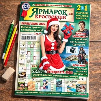 Кросворди Одеська Ярмарка кросвордів рос. мовою №1/2025
