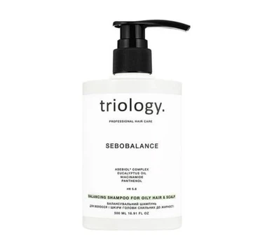 Балансувальний шампунь triology. Sebobalance для волосся та шкіри голови схильної до жирності, 500 мл