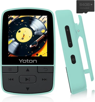 MP3-плеєр Yoton Bluetooth/64ГБ/HiFi-Music Green