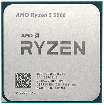 Процесор AMD Ryzen 5 5500 (AM4, 12T, Tray) (AMD) (Ryzen 5 5500)