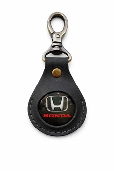 Брелок HONDA ручна робота натуральна шкіра 50мм