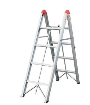 Стремянка алюминиевая раскладная двухсторонняя, 1.7 м, DLEAT JDT-1020-S05 (22)