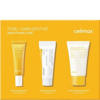 Набор для лица Celimax Pore+ Dark Spot Brightening Kit, 10 мл+7 мл+10 мл