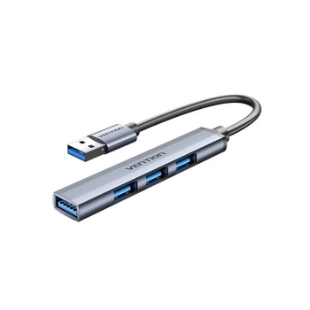 Концентратор Vention USB 3.0 to 1xUSB 3.0 + 3xUSB 2.0 0.15m gray (CKOHB) (344290)
