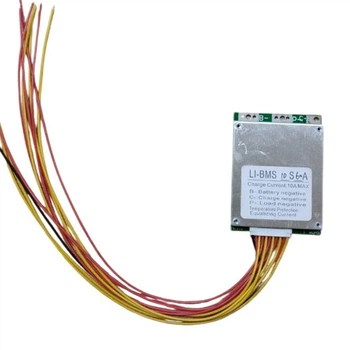 Контроллер BMS 10S 60A плата защиты и балансировки для аккумулятора Li-ion 36V 10 элементов