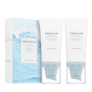 Набор солнцезащитных сывороток SKIN1004 Madagasсar Hyalu-Cica Water-Fit Sun Serum Twin Pack 2 х 50 ml